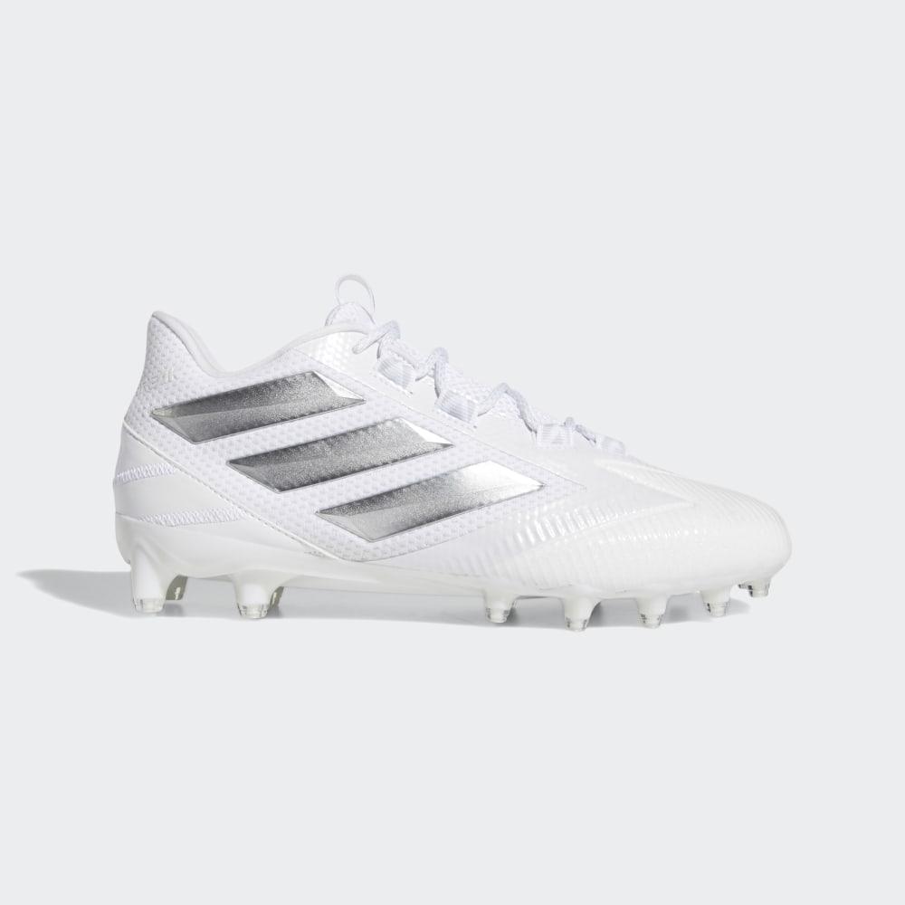 Adidas Men's Freak Carbon Low Football Boots White/Silver Metal Ireland EE7201